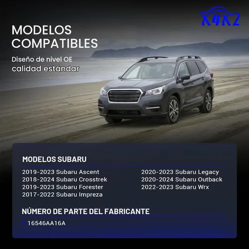 Vista 2 de Filtro de aire de motor para Subaru Impreza Crosstrek Ascent Forester Outback WRX 16546AA16A 2017-2024