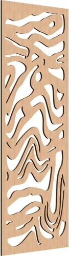 Vista 26 de 9 3/8"W x 24 3/8"H x 1/4"T Northfield Decorativos Paneles de Pared de Madera Calado, Abedul