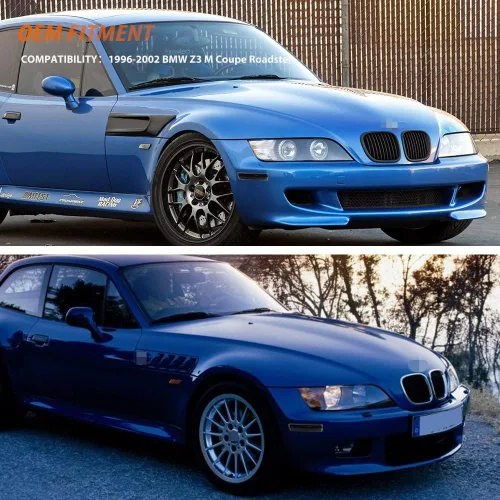 Vista 5 de ADIIL Juego de 2 luces LED de posición lateral para BMW Z3 M Coupe Roadster Carcasa de lente ahumada