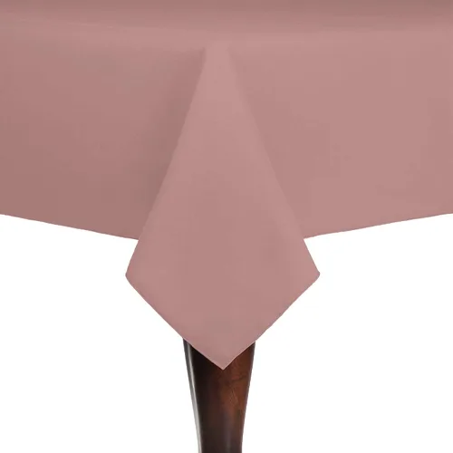Vista 5 de Ultimate Textile Cotton-Feel 72 x 108-Inch Rectangular Fine Dining Tablecloth Black