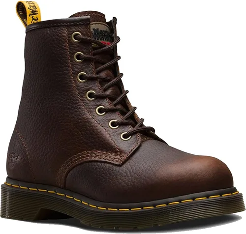 Vista 36 de Dr. Martens, Botas industriales ligeras para mujer Maple Zip con puntera de acero Negro