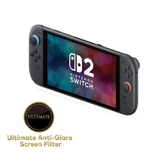 Vista 2 de HORI Filtro de pantalla antirreflejo definitivo para Nintendo Switch 2