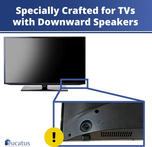 Vista 5 de EUCATUS BEST PRODUCTS & GIFTS Conjunto de Amplificador Pasivo para Altavoz de TV: Redirige el Sonido de Cine en Casa Hacia Ti, No Hacia el Piso.