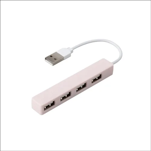 Vista 5 de Nakabayashi Z0235 w/U USB Hub, USB 2.0, 4 Ports, Powder Blue
