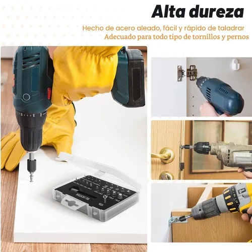 Vista 6 de Nuovoware Juego de extractor de tornillos dañados, 22 piezas, kit de extractor de tornillos pelados fácil de quitar, juego de removedor de tornillos