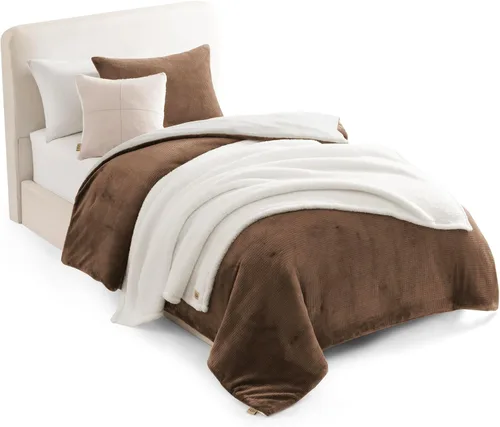 Vista 19 de UGG Remina - Juego de edredón individual, cama de dormitorio en una bolsa Beige