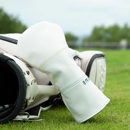 Vista 5 de Fundas para Palos de Golf Bordado Elegante Cuero Premium Birdie Golf Funda para Driver Funda Híbrida para Fairway Funda para Putter Blade Funda