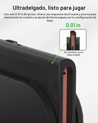 Vista 6 de Belkin TemperedGlass - Protector de pantalla antirreflectante para Nintendo Switch de dureza 2-9H, delgado, resistente a los arañazos, incluye marco