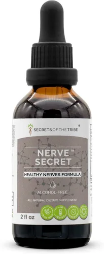 Vista 7 de Extracto sin alcohol de Nerve Secret, cúrcuma, matricaria, pasiflor, espino, cascabel, tintura de glicerita, fórmula de nervios saludables