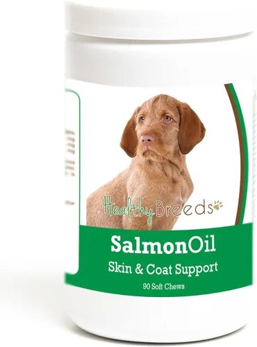 Vista 365 de Healthy Breeds Affenpinscher - Masticables suaves de aceite de salmón, 90
