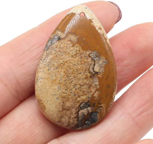 Vista 7 de 5 piezas de colgante de gota natural turquesa ágata imagen piedra curativa joyería mineral fabricación de bricolaje collar aretes accesorio Deco