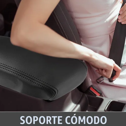 Vista 5 de Almohadilla de consola central de automóvil, impermeable, protector de caja de asiento, color negro para Toyota 4Runner 1996-2002