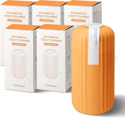 Vista 20 de Fresh & Fresh Limpiadores automáticos para inodoros (verde bosque) – 1 botella (hasta 2500 descargas/botella), limpiador de inodoro comercial