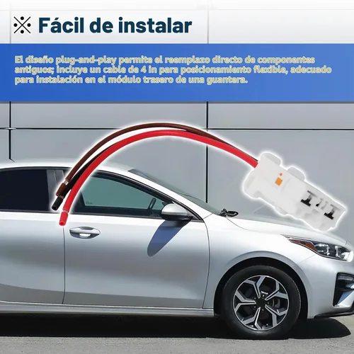 Vista 7 de Repuesto del conector del motor del ventilador para 97113-G2000, compatible con KIA Forte 2018-2024 Direct Plug Play con arnés de coleta de 4
