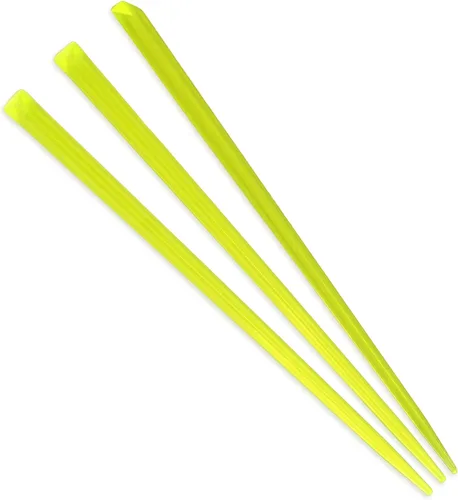 Vista 12 de BambooMN - Prisma triangular de plástico para aperitivos de frutas de 3.5" (9 cm) - Negro - 1000 piezas