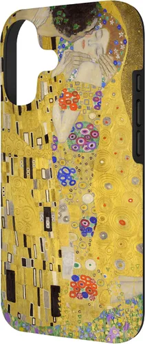 Vista 2 de Gustav Klimt's The Kiss Famous Painting Case for iPhone 17