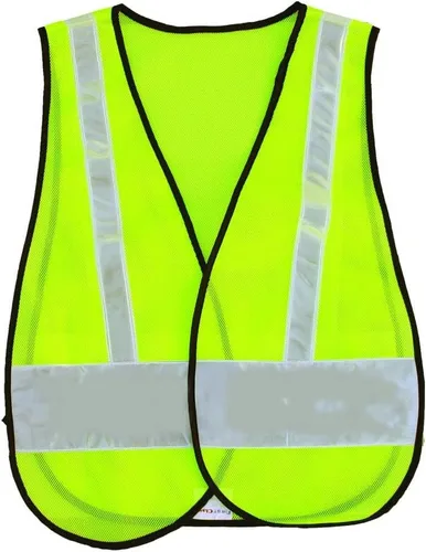 Vista 4 de First Class CHALECOS DE SEGURIDAD REFLEXIVOS CON IDENTIFICACIÓN VERDE LIMA