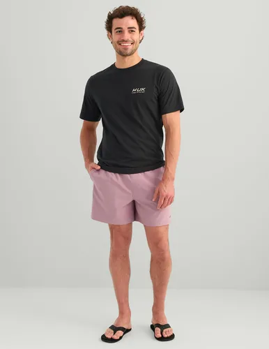 Vista 46 de HUK Mens Fishing Graphic Tee, Performance Short Sleeve, Quick-Dry Bass Bones - Búho nocturno
