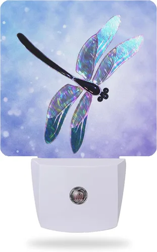 Vista 12 de Luz nocturna, hierbas y flores silvestres, luces nocturnas enchufables a la pared para niños y niñas, luz nocturna decorativa media redonda, lámpara