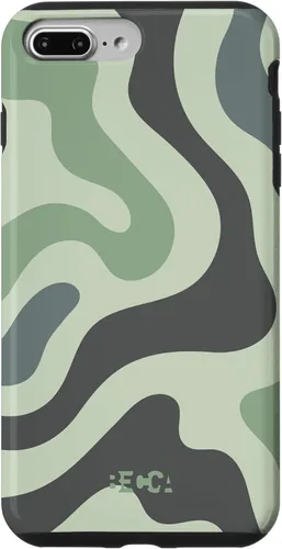 Vista 9 de Funda psicodélica para iPhone 15 Retro Groovy Liquid Swirl Hippie 70's 80's