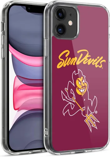 Vista 189 de Head Case Designs Funda de gel ASU Camou con licencia oficial de la Universidad Estatal de Arizona [protección de grado militar] compatible