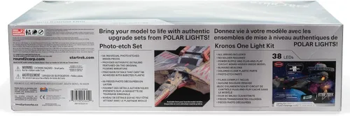 Vista 3 de Polar Lights Star Trek 6: The Undiscovered Country Klingon Kronos One - Kit de modelo a escala 1:350