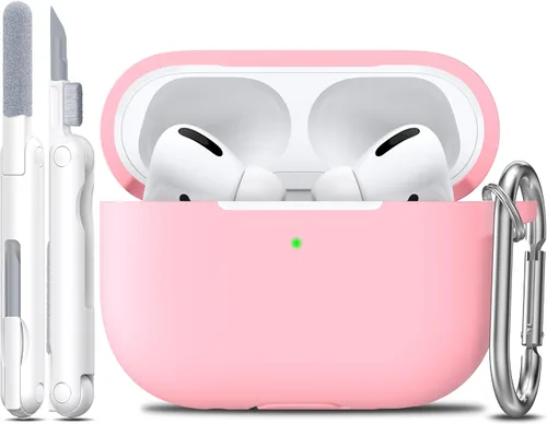 Vista 124 de R-fun for AirPods 2nd/1st Case Silicone Cover, Banana Violet Violeta plátano
