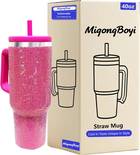 Vista 38 de Botella de agua aislada de 40 onzas, vaso de acero inoxidable 1 taza de agua reutilizable de acero inoxidable de doble pared sin BPA