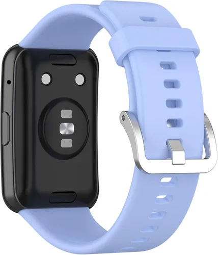 Vista 14 de E ECSEM Correas compatibles con HUAWEI Watch FIT - Correa de repuesto suave, flexible e impermeable, accesorio clásico, para Huawei Watch FIT Negro