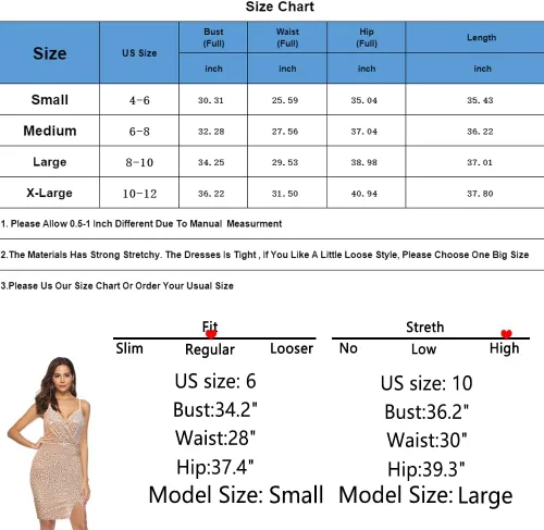 Vista 6 de A ARFAR Vestido de fiesta para mujer, con tirantes esfagetti, vestido de fiesta de lentejuelas, sexy, con cuello en V, formal, vestido largo