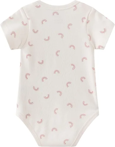 Vista 6 de Kiddiezoom Conjunto de canastilla para bebé, 9 piezas, conjunto de mamelucos y pantalones, conjunto de regalo unisex para bebé