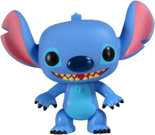 Vista 5 de POP Disney: Lilo & Stitch - Figura de vinilo Funko Serie 1 Stitch (incluye funda protectora de caja compatible)