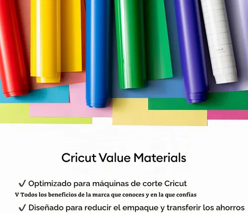 Vista 7 de Cricut® Value Vinilo Permanente, Negro (12 pulgadas x 10 pies)