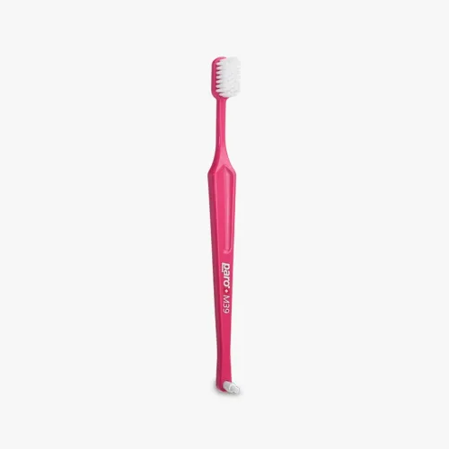 Vista 5 de Paro Cepillo de dientes M39 Cepillo de dientes extra sensible con cerdas medias e intercambiable Inter Space F 5 filas, 39 mechones