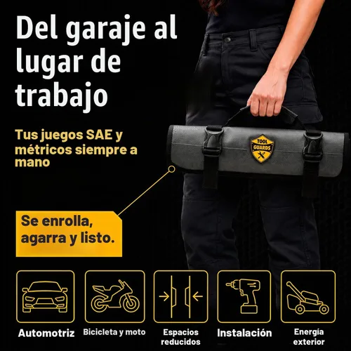 Vista 6 de Llave de trinquete - Perfil delgado - Llave de trinquete, llaves combinadas SAE y métricas de 33 piezas