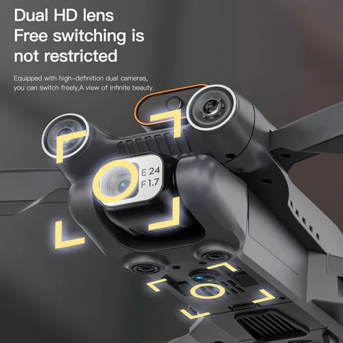 Vista 4 de GoolRC Dron a control remoto, 4K HD doble cámara RC Quadcopter, Drone ESC con función de control de gestos de trayectoria vuelo rollo de 360 grados