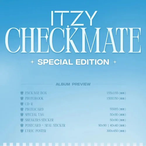 Vista 2 de ITZY - CHECKMATE, Special Edition (C version incl. Album, Extra Photocards)