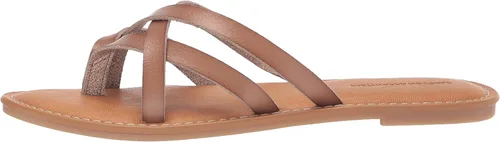 Vista 7 de Tienda Essentials Sandalias planas con tiras para mujer