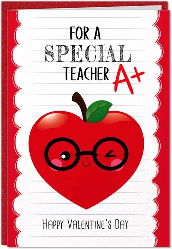 Vista 9 de FLYAB Tarjetas de feliz día de San Valentín para profesores, agradecimientos, profesores, tarjetas de San Valentín, tarjetas de felicitación de San