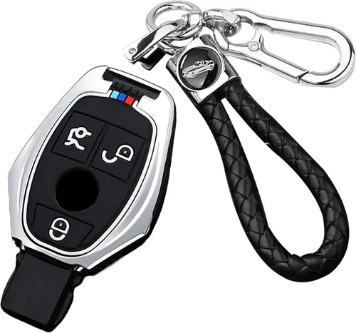 Vista 8 de ontto Funda para llavero para Mercedes-Benz Clase B C E S G M V Clase CLA