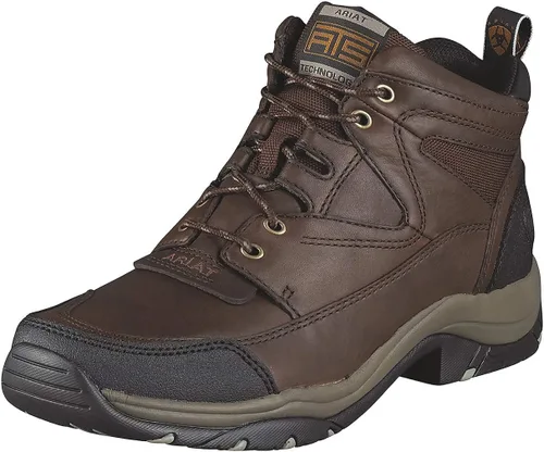 Vista 2 de Ariat Botas de senderismo de cuero para hombre, Marrón (Distressed Brown/Camo), 7 Rowdy marrón aceitado (Brown Oiled Rowdy)