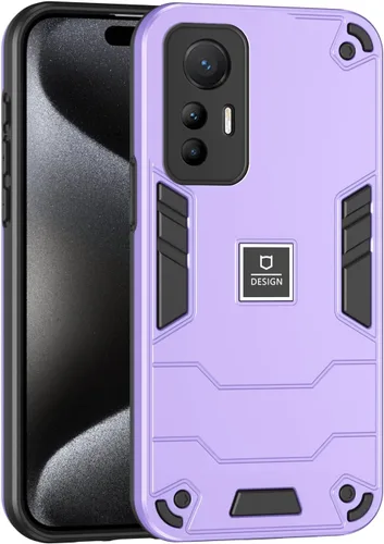 Vista 195 de Funda compatible con Redmi A1, compatible con Redmi A2 2 en 1 [PC dura + TPU], funda de teléfono negra