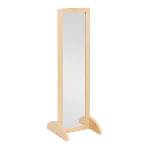 Vista 15 de ECR4Kids Espejo bidireccional de una sola cara de madera, muebles para niños, lavado gris Durable birch, GREENGUARD Gold Certified