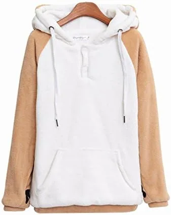 Vista 3 de Coriresha - Sudadera con capucha para niños estilo perro con orejas de perro en 3D y cola de perro manga larga