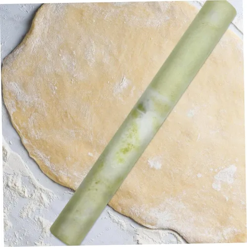 Vista 6 de UPKOCH Rodillo para rodillo, rodillo de jade, rodillo de bolas de masa de madera, masa de pastelería, rodillo de madera para hacer gomitas