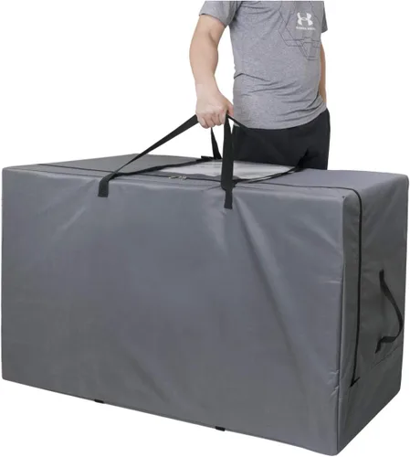 Vista 10 de Cuddly Nest Bolsa de Almacenamiento para Colchón Plegable - Funda de Transporte Resistente para Cama de Invitados Tri-Fold