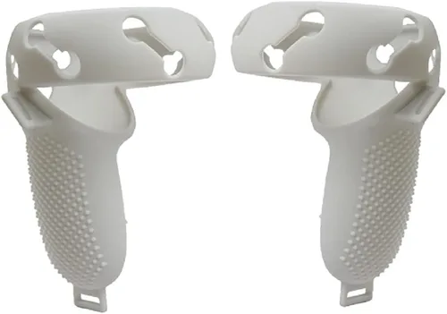 Vista 7 de NIUVR Funda de agarre para controlador táctil compatible con accesorios Quest 2 VR, funda protectora antitiro con correa ajustable de nailon