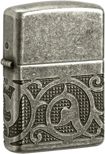 Vista 14 de Zippo Encendedor de Bolsillo de Latón Armor Pulido con Diseño de Ondas de Lujo