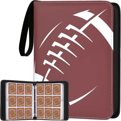 Vista 11 de GERMUN Carpeta de tarjetas coleccionables con 9 bolsillos, carpeta de tarjetas con cubierta de poliuretano para 540 tarjetas, carpeta de colección