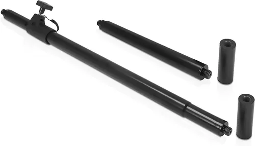 Vista 11 de Sound Town 2-Pack Set de Montaje de Poste Dual para Altavoces, Postes Extendidos de 20" para Subwoofer/Altavoces con Adaptadores M20 y 35mm